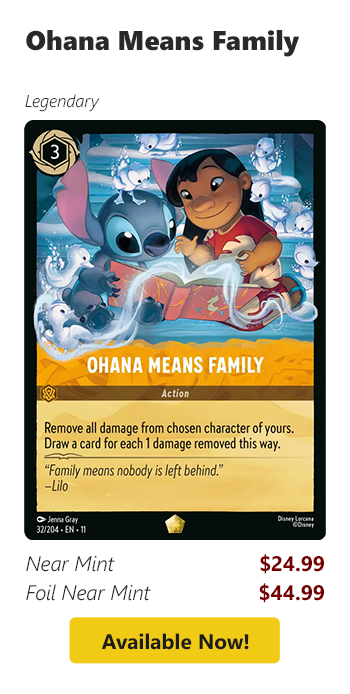 Ohana Means Family is available for as low as $24.99 today!