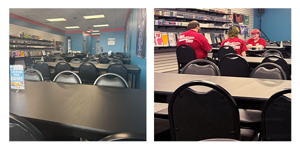 If you're local to Augusta, GA, you now have a dedicated space built for organized play, trading and community gaming!