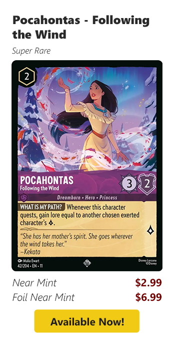 Pocahontas - Following the Wind is available for as low as $2.99 today!
