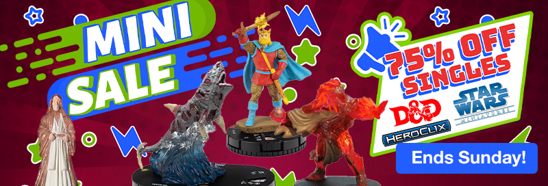 Mini Sale singles are 75% off and ends Sunday!