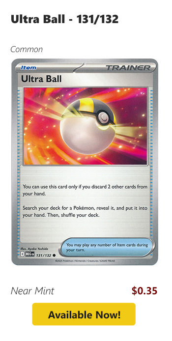 Ultra Ball - 131/132 is available for $0.35 today!