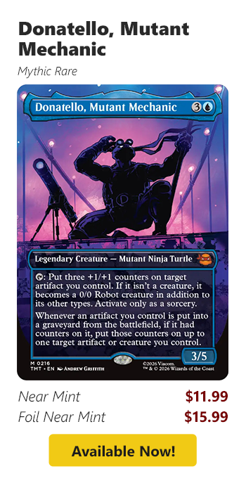 Donatello, Mutant Mechanic is available for as low as $11.99 today!