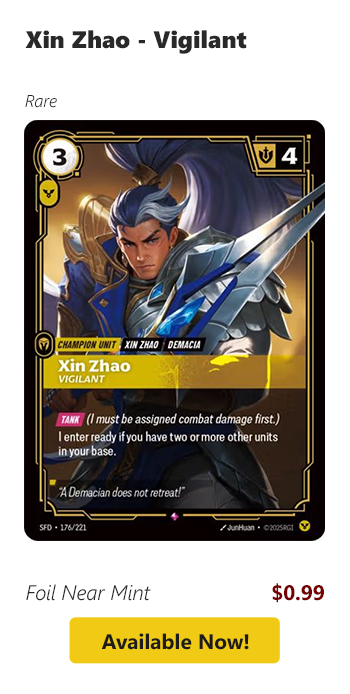 Xin Zhao - Vigilant is available for $0.99 today!