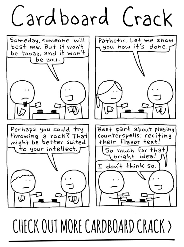 New Cardboard Crack comic every Wednesday!