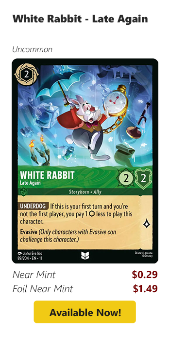 White Rabbit - Late Again is available for as low as $0.29 today!