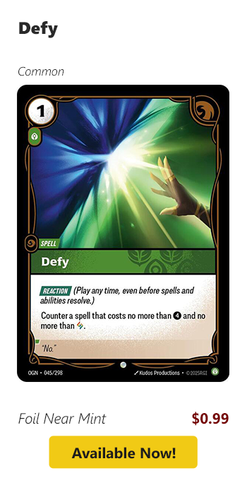 Defy is available for $0.99 today!