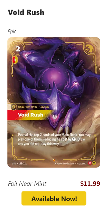 Void Rush is available for $11.99 today!
