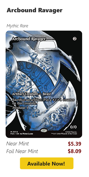 Arcbound Ravager is available for as low as $5.39 today!