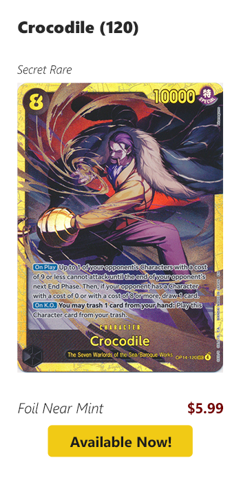 Crocodile (120) is available for $5.99 today!