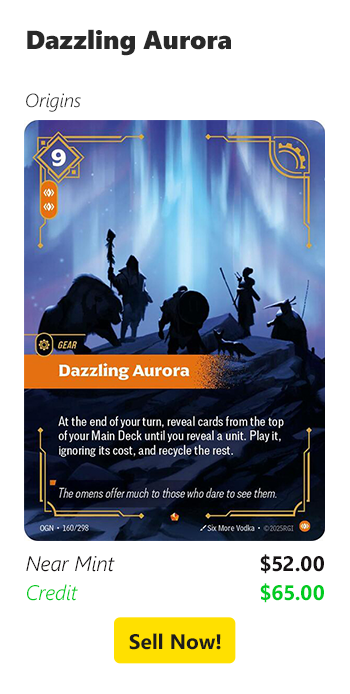 Sell your Dazzling Aurora for $60 today!