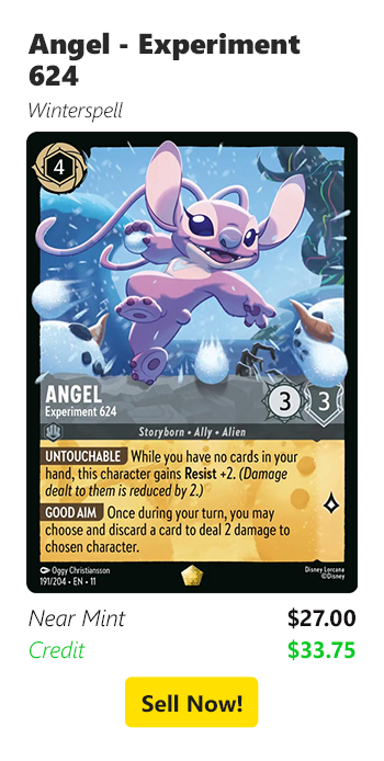 Sell your Angel - Experiment 624 for $27 today!
