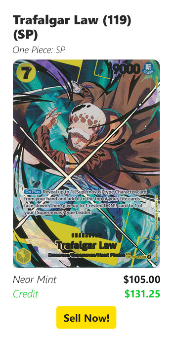 Sell your Trafalgar Law (119) (SP) for $105 today!