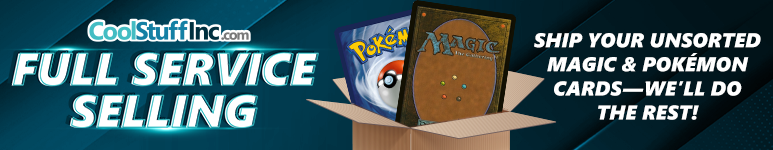 Ship your unsorted Magic & Pokemon cards and we'll do the rest!