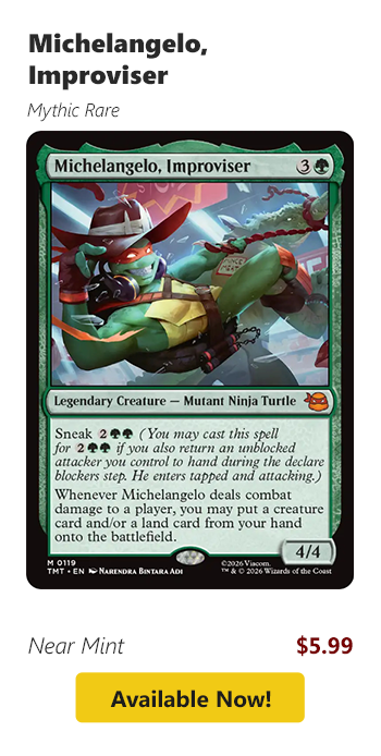 Michelangelo, Improviser is available fro $5.99 today!