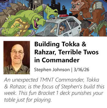 Read this week's Commander Ruminations by Stephen Johnson now!