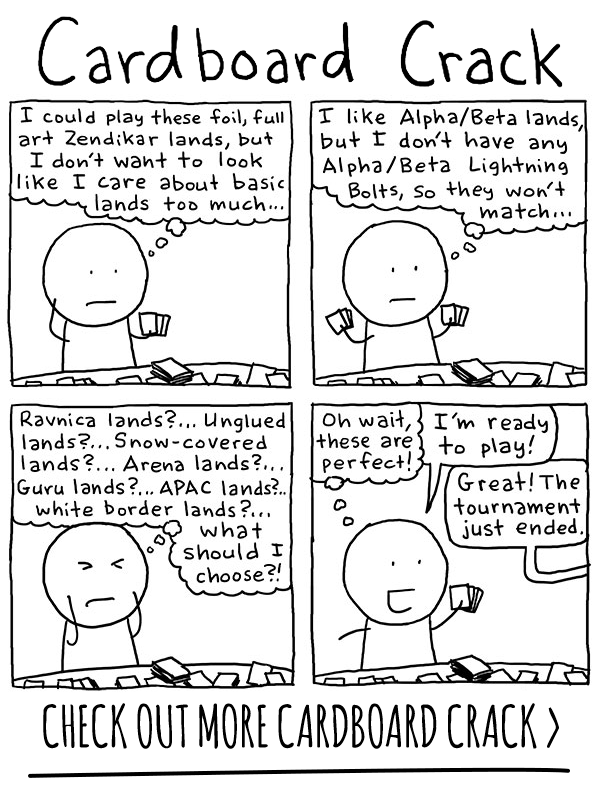 New Cardboard Crack comic every Wednesday!