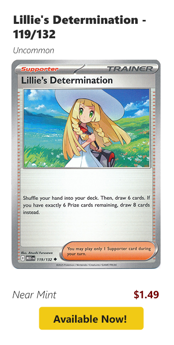 Lillie's Determination - 119/132 is available for $1.49 today!