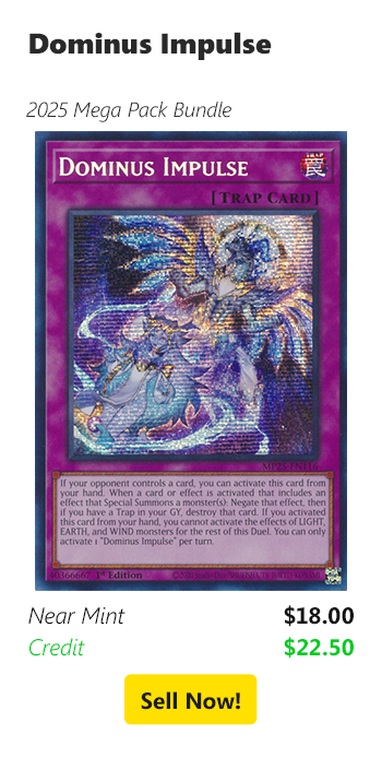 Sell us Dominus Impulse for $18 today!