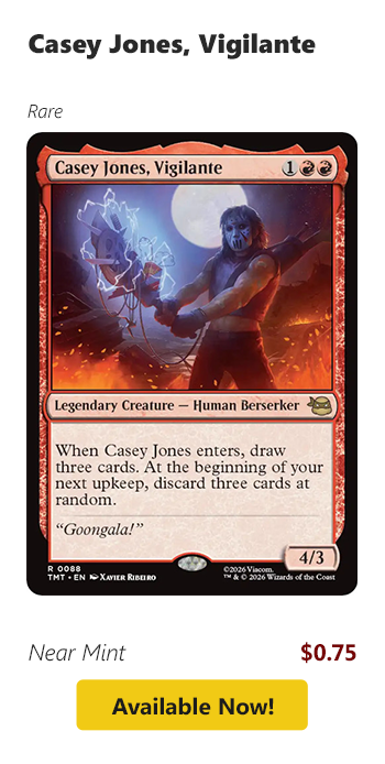 Casey Jones, Vigilante is available for $0.75 today!