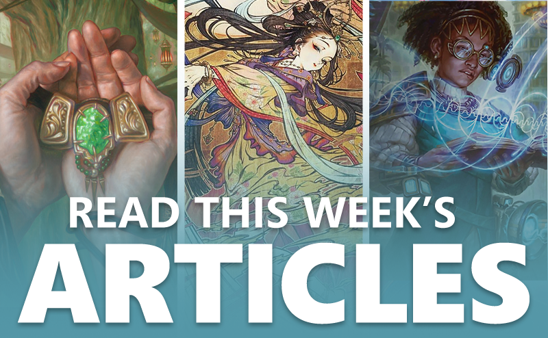 This weeks top articles!