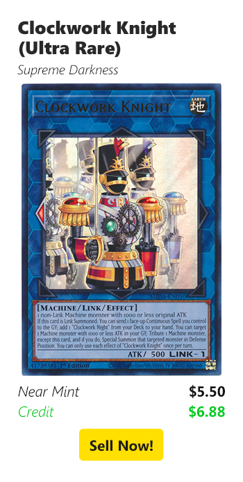 Sell us Clockwork Knight (Ultra Rare) for $5.50 today! width=