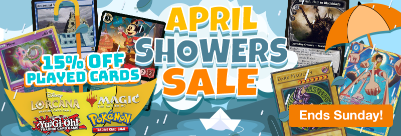 April Showers Sale ends Sunday!