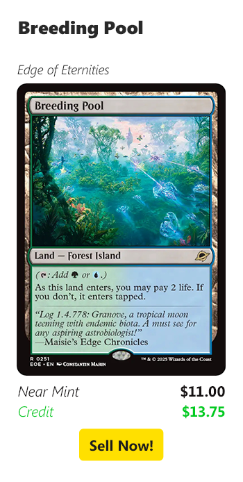 Sell your Breeding Pool for $11 today!