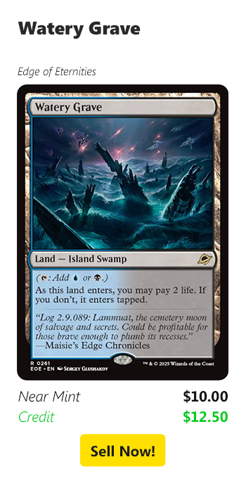 Sell your Watery Grave for $10 today!
