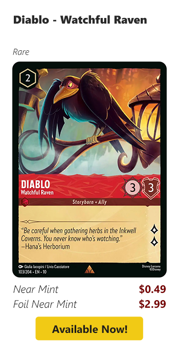 Diablo - Watchful Raven is available for as low as $0.49 today!