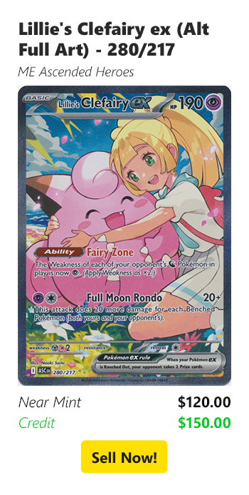 Sell your Mega Zygarde ex (Secret Rare) - 124/088 for $108 today!