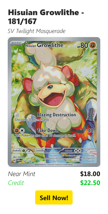 Sell your Clefairy - 094/088 for $18 today!