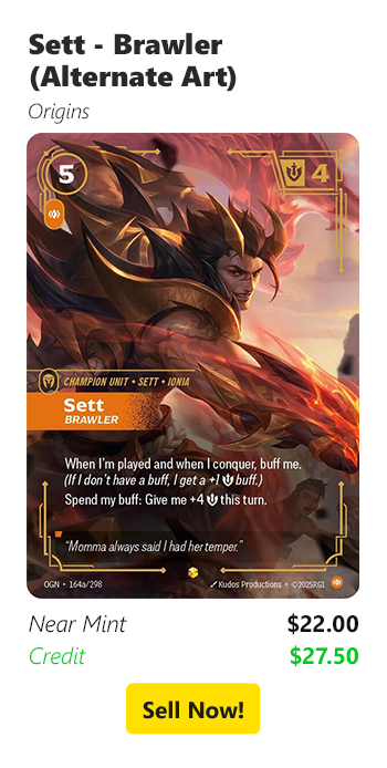 Sell your Stormbringer for $7 today!