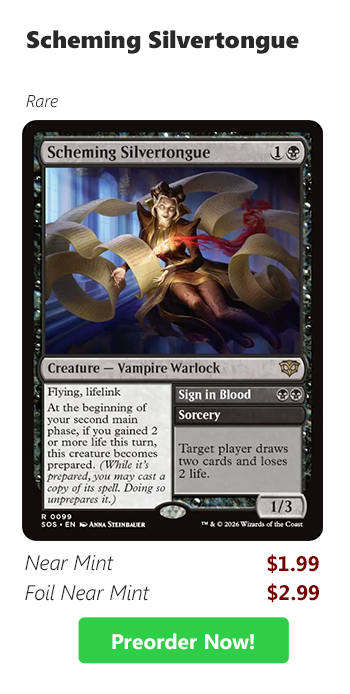 Preorder Scheming Silvertongue for as low as $1.99 today!