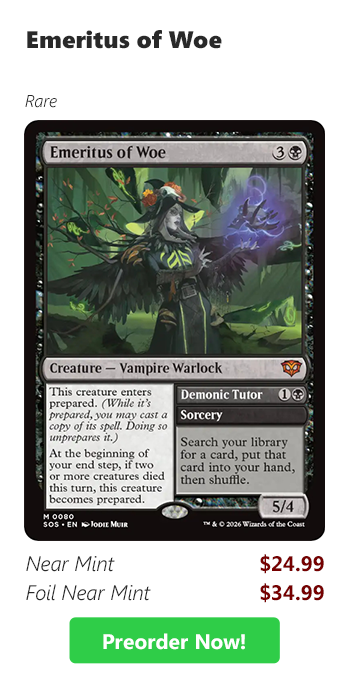 Preorder Emeritus of Woe for as low as $24.99 today!