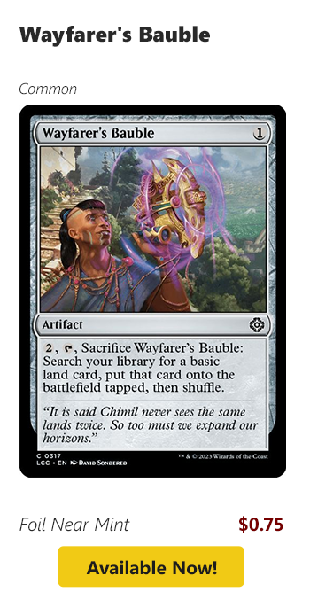 Wayfarer's Bauble is available for $0.75 today!