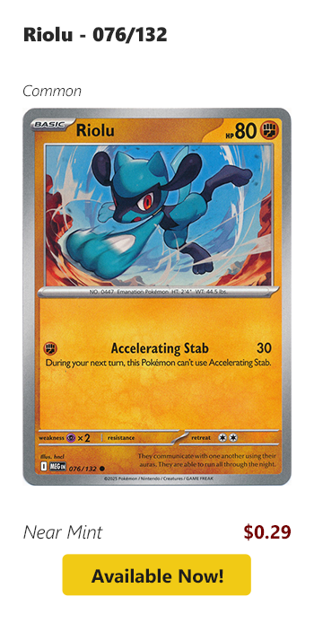 Riolu - 076/132 is available for $0.29 today!