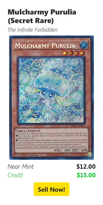 Sell us your Mulcharmy Purulia (Secret Rare) $12 today!