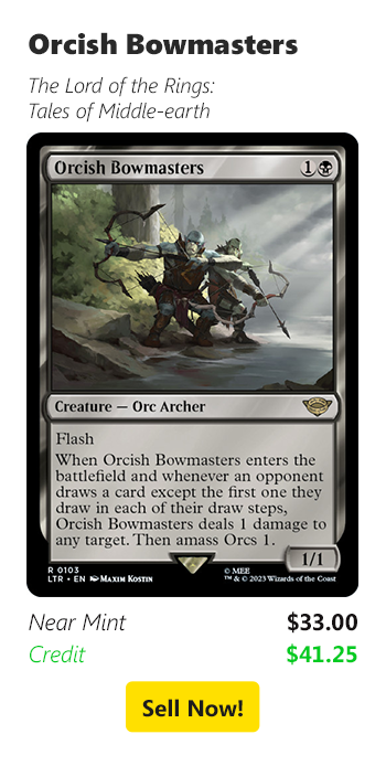 Sell your Orcish Bowmasters for $33 today!