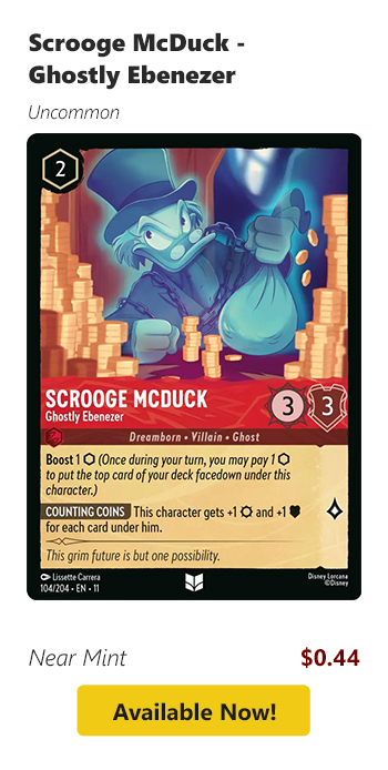 Scrooge McDuck - Ghostly Ebenezer is available for $0.44 today!