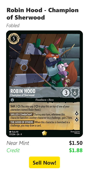 Sell your Robin Hood - Champion of Sherwood for $1.50 today!