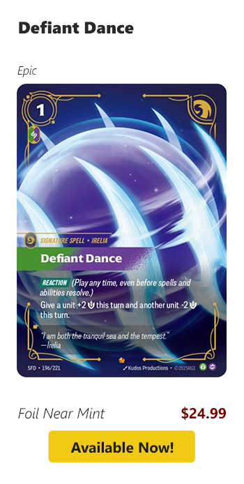 Defiant Dance is available for $24.99 today!