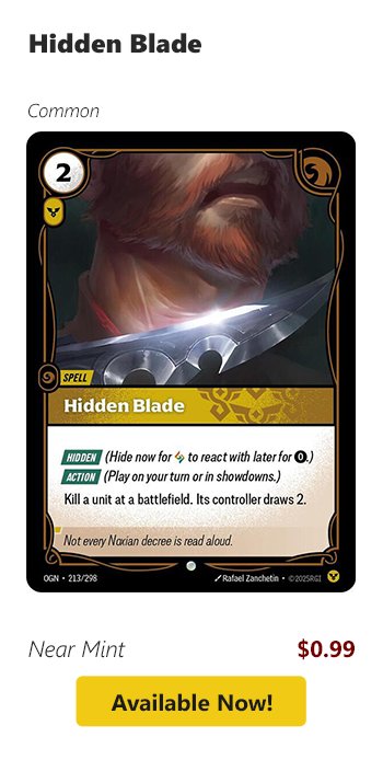Hidden Blade is available for $0.99 today!