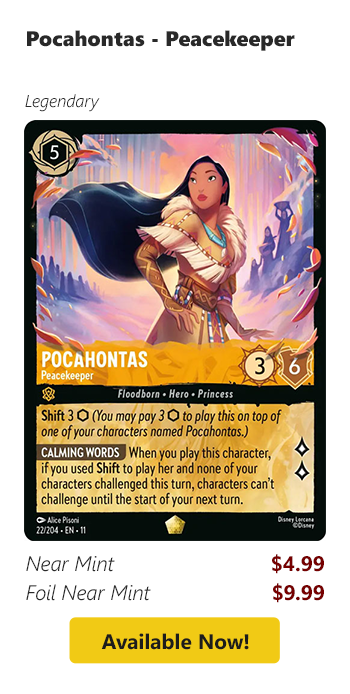 Pocahontas - Peacekeeper is available for as low as $4.99 today!