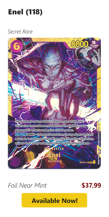 Enel (118) is available for $37.99 today!