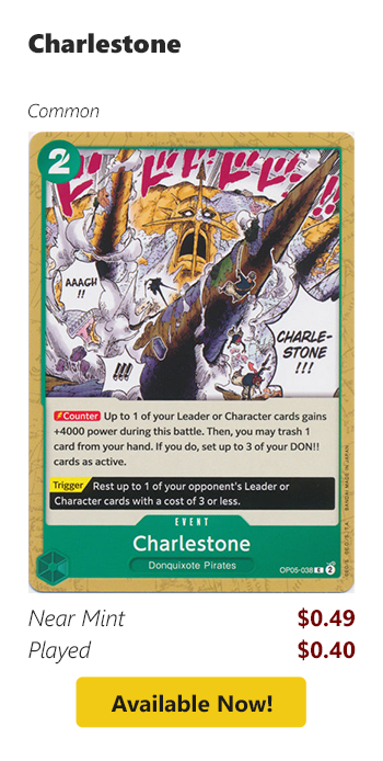 Charlestone is available for as low as $0.40 today!