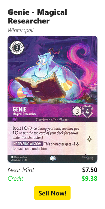 Sell your Genie - Magical Researcher for $7.50 today!