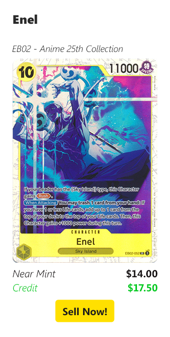 Sell your Enel for $14 today!