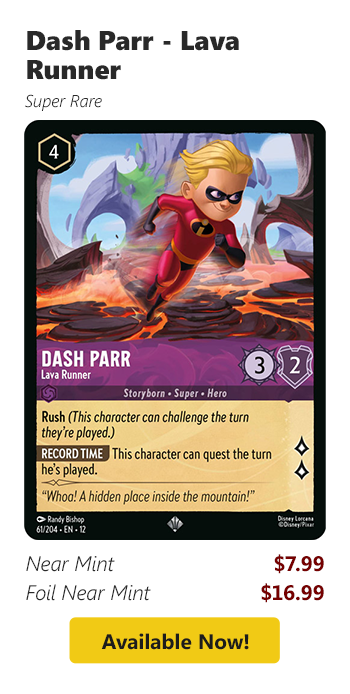 Dash Parr - Lava Runner is available for $7.99 today!
