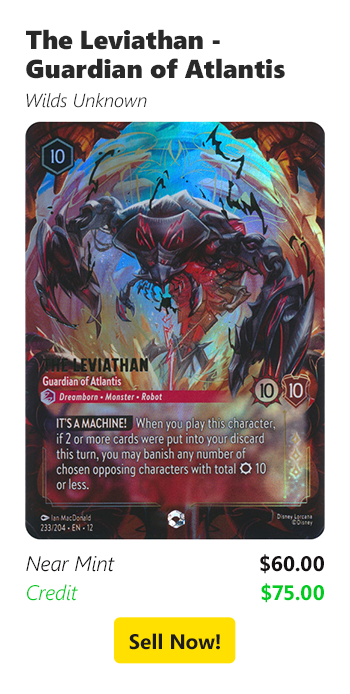Sell your The Leviathan - Guardian of Atlantis for $60 today!