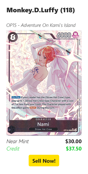 Sell your Nami (086) (Alternate Art) for $30 today!